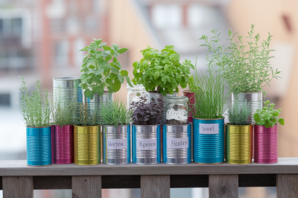 Comment créer un jardin d'herbes aromatiques en utilisant des matériaux de bricolage ?