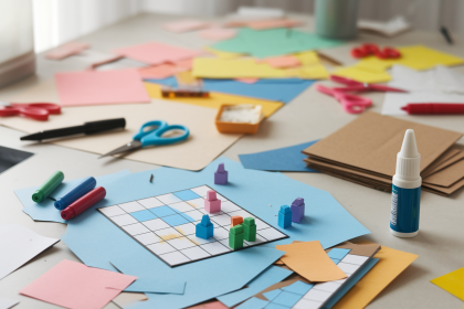 Comment créer des jeux de société faits maison avec des matériaux de bricolage ?