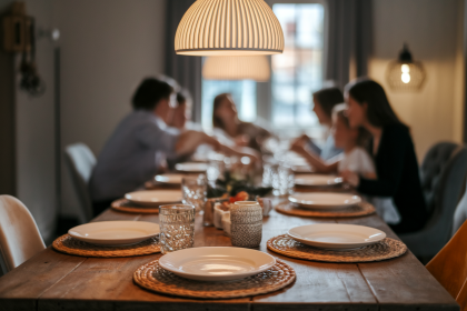 Comment aménager un coin repas chaleureux à la maison pour les dîners en famille ?