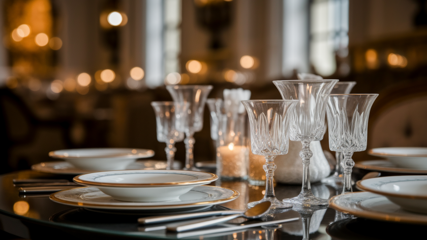 Comment présenter une table de fête de manière élégante pour un dîner gastronomique ?